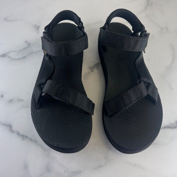 Teva Women’s Original Universal Sandals Black Size 8 Adjustable Straps Outdoor - Picture 2 of 8